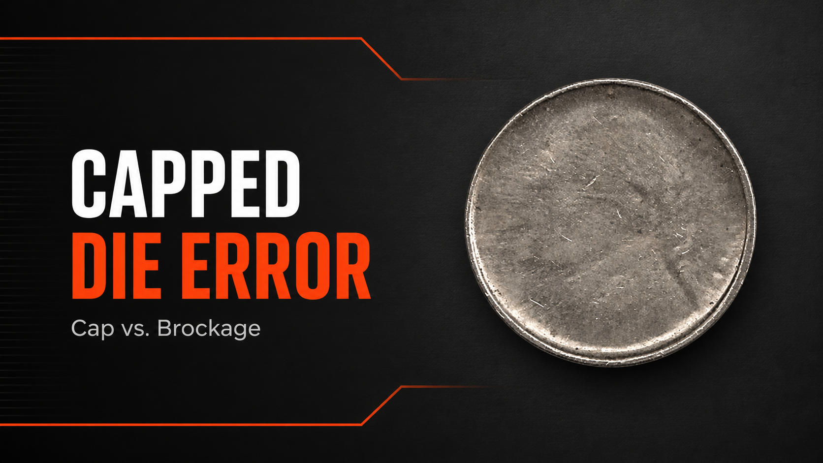 Real photograph of a capped die Jefferson nickel by Economicrealist, shown in a CoinHub Journal error-guide graphic.