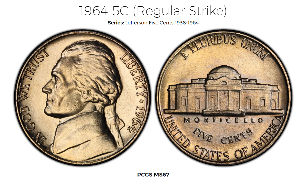 value of a 1964 nickel