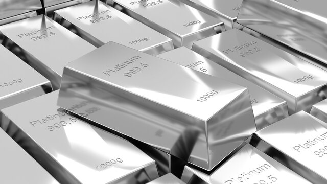 Platinum bullion and collectible metal