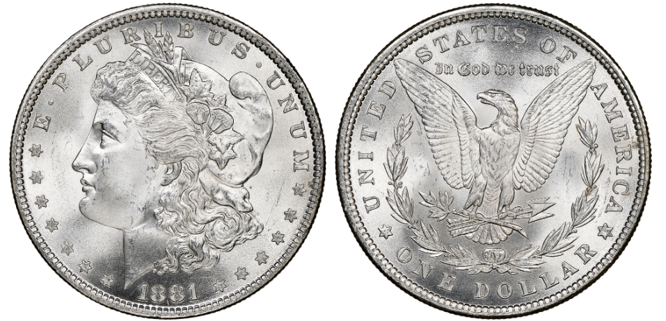 1881 Morgan Dollar