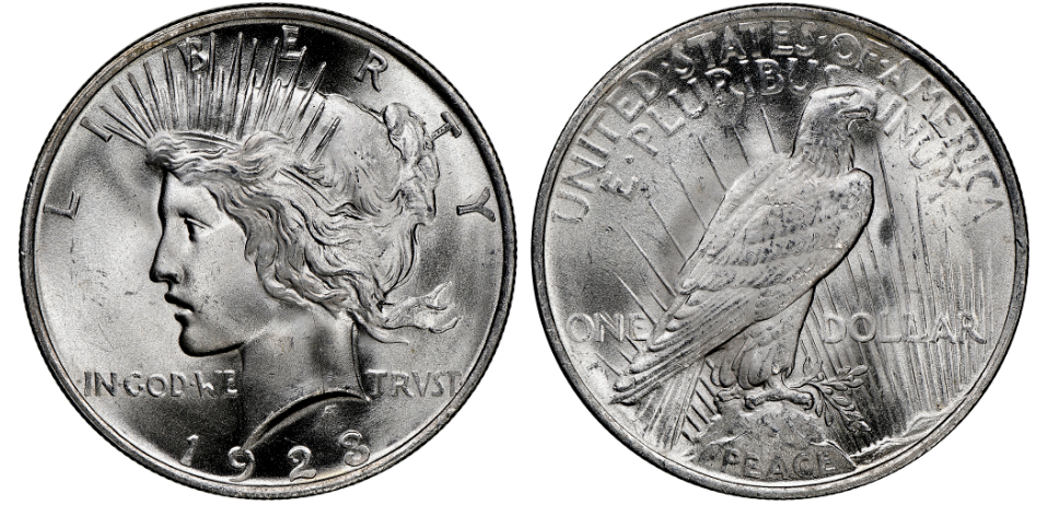 1923 Peace Dollar
