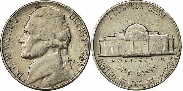 1964 nickel value